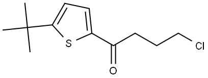 4-Chloro-1-[5-(1,1-dimethylethyl)-2-thienyl]-1-butanone Structure