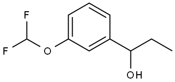 1-(3-(difluoromethoxy)phenyl)propan-1-ol Structure