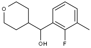 α-(2-Fluoro-3-methylphenyl)tetrahydro-2H-pyran-4-methanol Structure