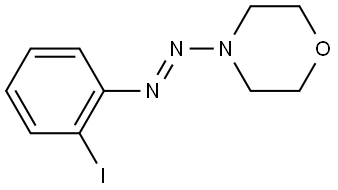 (E)-4-((2-iodophenyl)diazenyl)morpholine Structure