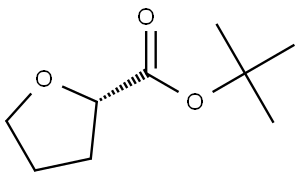 (S)-tert-butyl tetrahydrofuran-2-carboxylate Structure