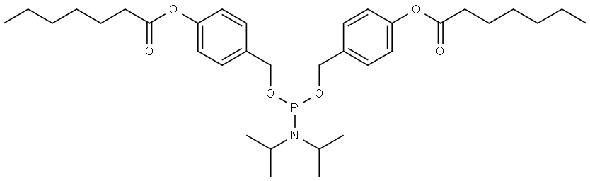 bis[1-[4-(hydroxymethyl)phenyl]octyl] carbonate Structure