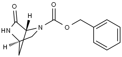 benzyl (1R,4R)-6-oxo-2,5-diazabicyclo[2.2.1]heptane-2-carboxylate 구조식 이미지