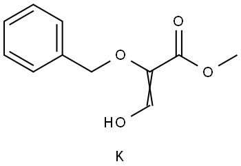 Potassium 2-(Benzyloxy)-3-methoxy-3-oxo-1-propen-1-olate Structure