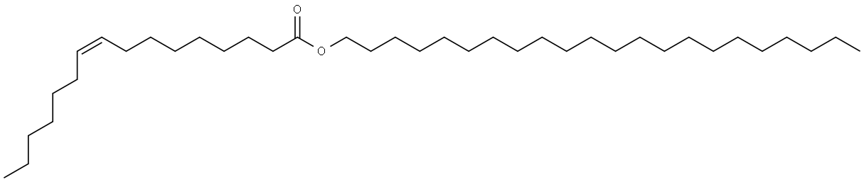 9-Hexadecenoic acid, docosyl ester, (9Z)- Structure