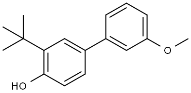 3-(tert-Butyl)-3'-methoxy-[1,1'-biphenyl]-4-ol Structure