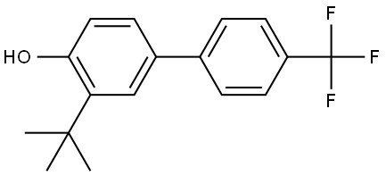 3-(tert-Butyl)-4'-(trifluoromethyl)-[1,1'-biphenyl]-4-ol Structure