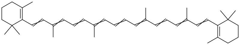 β,β-Carotene, (cis,cis)- Structure