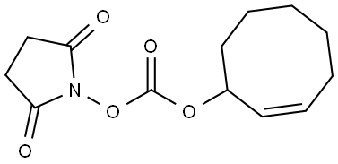 TCO* - NHS carbonate / EQUATORIAL isomer Structure