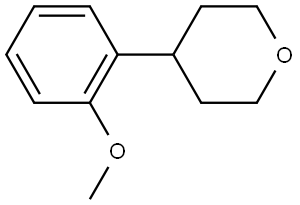 4-(2-Methoxyphenyl)tetrahydro-2H-pyran Structure