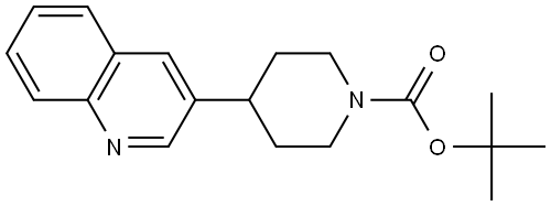 tert-Butyl 4-(quinolin-3-yl)piperidine-1-carboxylate Structure