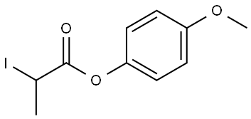 4-Methoxyphenyl 2-iodopropanoate Structure