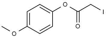 4-Methoxyphenyl 2-iodoacetate Structure