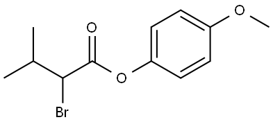 4-Methoxyphenyl 2-bromo-3-methylbutanoate Structure