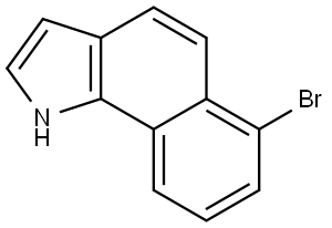 6-bromo-1H-benzo[g]indole Structure