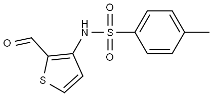 N-(2-Formylthiophen-3-yl)-4-methylbenzenesulfonamide Structure