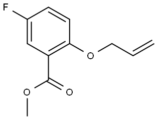 Methyl 2-(allyloxy)-5-fluorobenzoate Structure