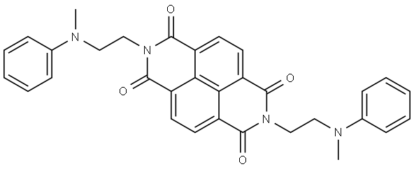 2,7-Bis(2-(methyl(phenyl)amino)ethyl)benzo[lmn][3,8]phenanthroline-1,3,6,8(2H,7H)-tetraone Structure