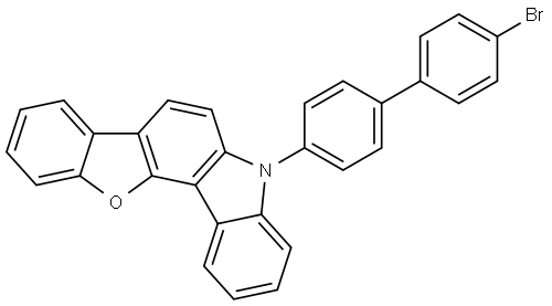 5-(4′-Bromo[1,1′-biphenyl]-4-yl)-5H-benzofuro[3,2-c]carbazole Structure