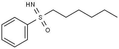 S-(n-Hexyl)-S-phenylsulfoximine Structure