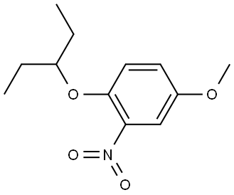 4-methoxy-2-nitro-1-(pentan-3-yloxy)benzene Structure