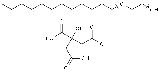 LAURETH-6 CITRATE Structure