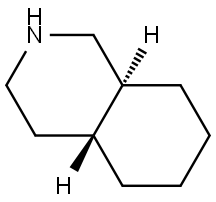 Isoquinoline, decahydro-,trans-(+)- Structure