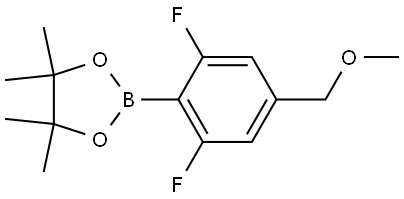 2-(2,6-difluoro-4-(methoxymethyl)phenyl)-4,4,5,5-tetramethyl-1,3,2-dioxaborolane Structure