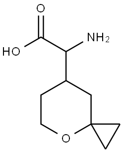 2-Amino-2-(4-oxaspiro[2.5]octan-7-yl)acetic acid Structure