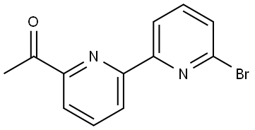 6-Bromo-6'-acetyl-2,2'-bipyridine Structure