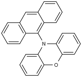 10-(Anthracen-9-yl)-10H-phenoxazine Structure