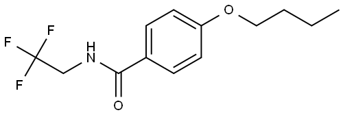 4-Butoxy-N-(2,2,2-trifluoroethyl)benzamide Structure