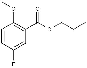 propyl 5-fluoro-2-methoxybenzoate Structure