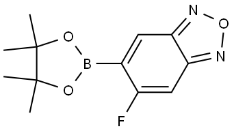 2,1,3-Benzoxadiazole, 5-fluoro-6-(4,4,5,5-tetramethyl-1,3,2-dioxaborolan-2-yl)- Structure