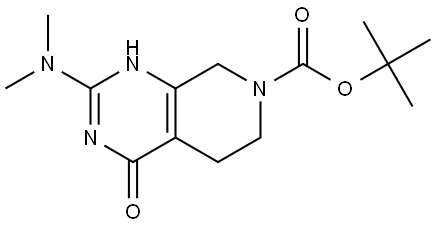 tert-butyl 2-(dimethylamino)-4-oxo-4,5,6,8-tetrahydropyrido[3,4-d]pyrimidine-7(3H)-carboxylate Structure