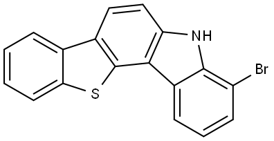 5H-[1]Benzothieno[3,2-c]carbazole, 4-bromo- Structure