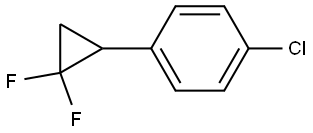 1-chloro-4-(2,2-difluorocyclopropyl)benzene Structure