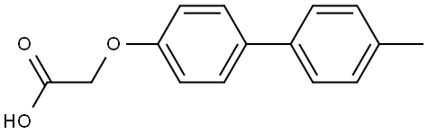 2-[(4'-Methyl[1,1'-biphenyl]-4-yl)oxy]acetic acid Structure