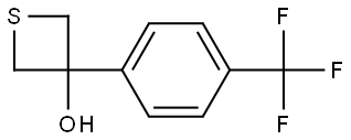 3-[4-(Trifluoromethyl)phenyl]-3-thietanol Structure