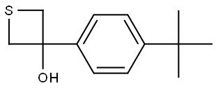 3-[4-(1,1-Dimethylethyl)phenyl]-3-thietanol Structure