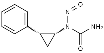 1-nitroso-1-((1R,2R)-2-phenylcyclopropyl)urea Structure