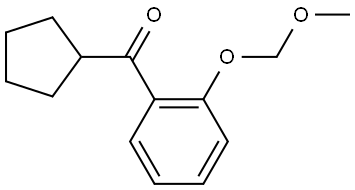 Cyclopentyl[2-(methoxymethoxy)phenyl]methanone Structure