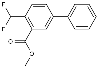 Methyl 4-(difluoromethyl)[1,1'-biphenyl]-3-carboxylate Structure