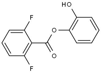 2-hydroxyphenyl 2,6-difluorobenzoate Structure