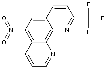 6-nitro-2-(trifluoromethyl)-1,10-phenanthroline Structure