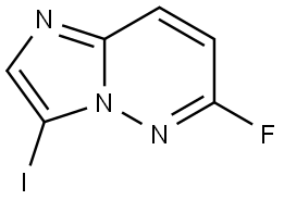 6-fluoro-3-iodoimidazo[1,2-b]pyridazine Structure