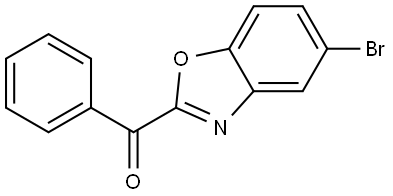 (5-Bromobenzo[d]oxazol-2-yl)(phenyl)methanone Structure