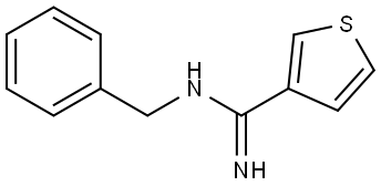 N-Benzylthiophene-3-carboximidamide Structure