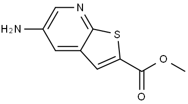 methyl 5-aminothieno[2,3-b]pyridine-2-carboxylate Structure