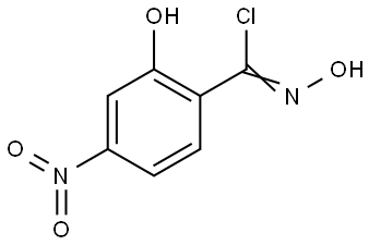 (Z)-N,2-dihydroxy-4-nitrobenzimidoyl chloride Structure